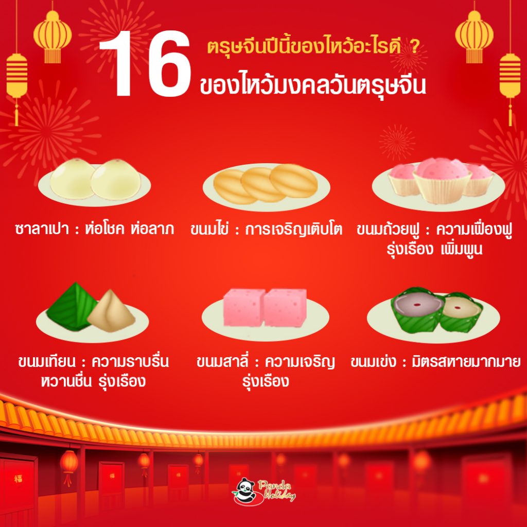 16 ของไหว้มงคล วันตรุษจีน