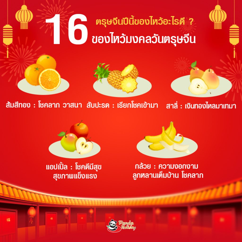 16 ของไหว้มงคล วันตรุษจีน
